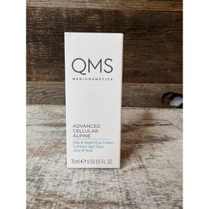 QMS Alpine Day & Night Eye Cream 0.5oz | Firming & Anti-Aging | MSRP = $180 |NIB